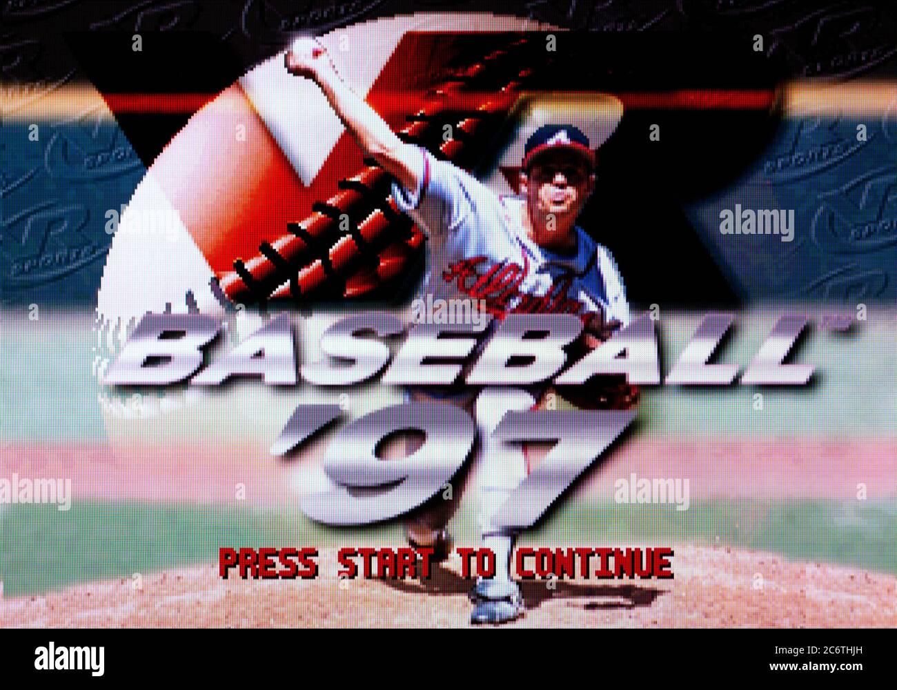 Baseball '97 - Sony PlayStation 1 PS1 PSX - solo para uso editorial Foto de stock