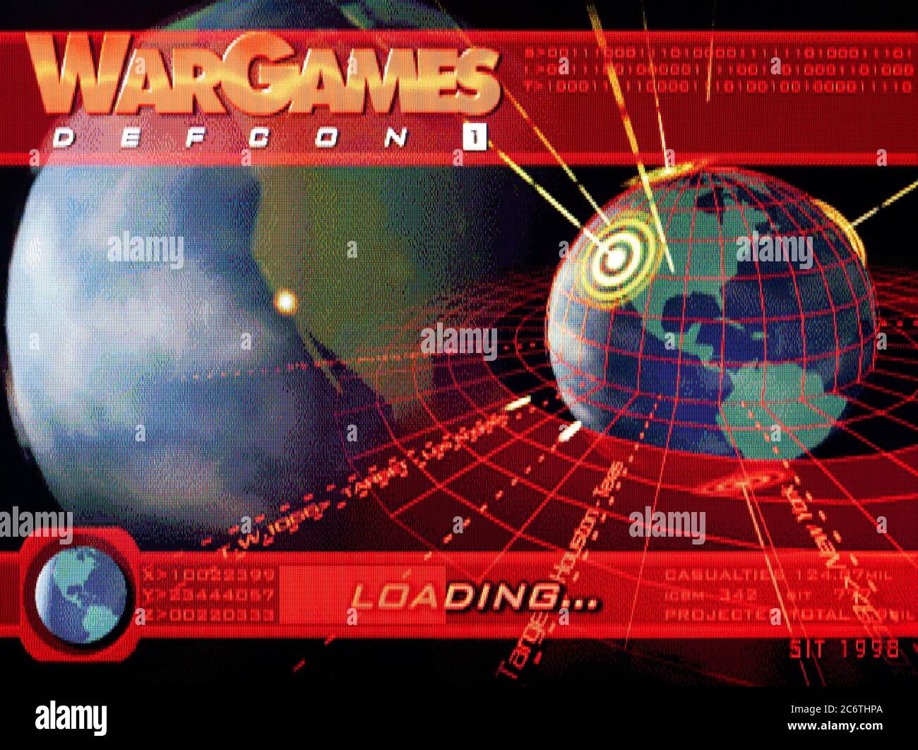 Wargames Defcon 1 - Sony PlayStation 1 PS1 PSX - solo para uso editorial Foto de stock