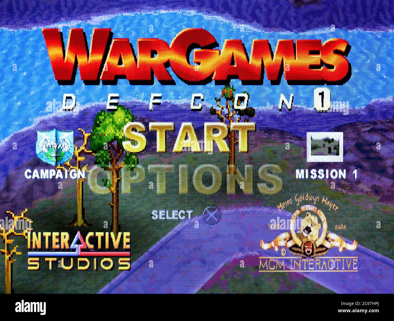 Wargames Defcon 1 - Sony PlayStation 1 PS1 PSX - solo para uso editorial Foto de stock