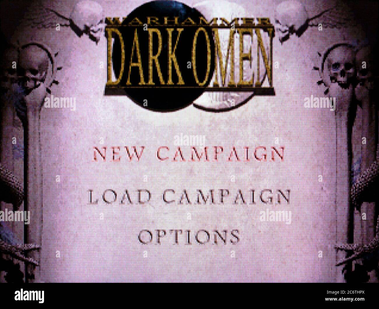 Warhammer Dark Omen - Sony PlayStation 1 PS1 PSX - solo para uso editorial Foto de stock