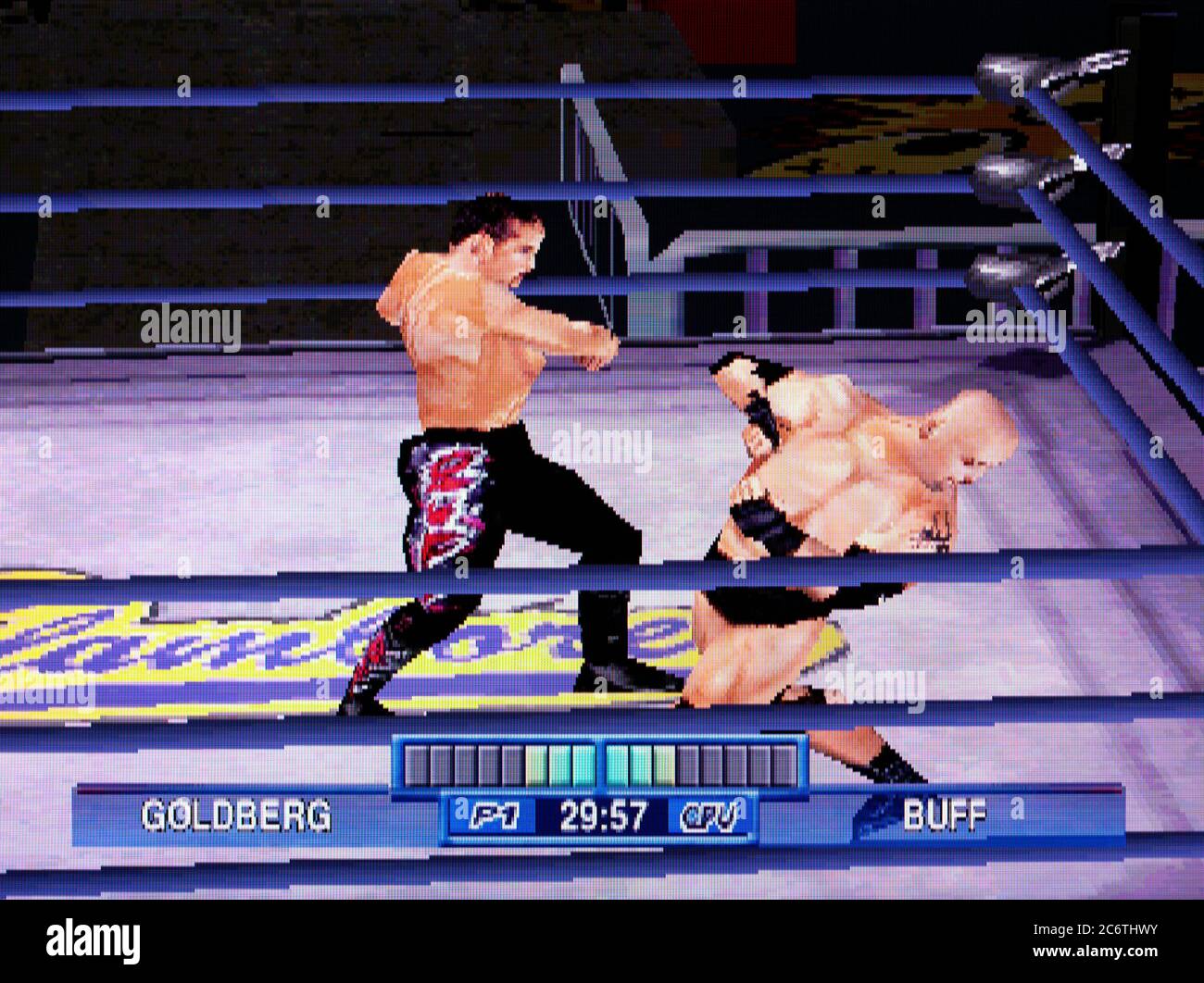 WCW Mayhem - Sony PlayStation 1 PS1 PSX - solo para uso editorial Foto de stock