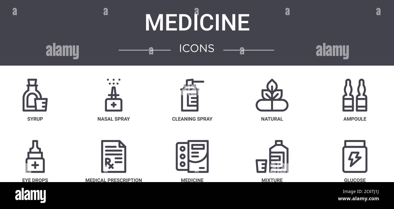 el concepto de la medicina contiene iconos utilizables para la tela, el