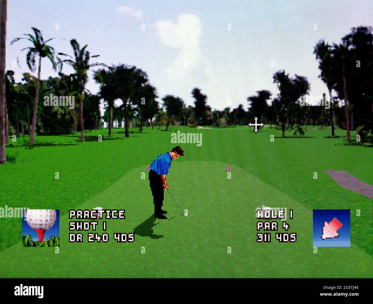 Copa Mundial de Golf - Sony PlayStation 1 PS1 PSX - solo para uso editorial Foto de stock