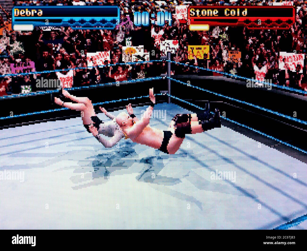 WWF Snack Down! - Sony PlayStation 1 PS1 PSX - solo uso editorial Foto de stock