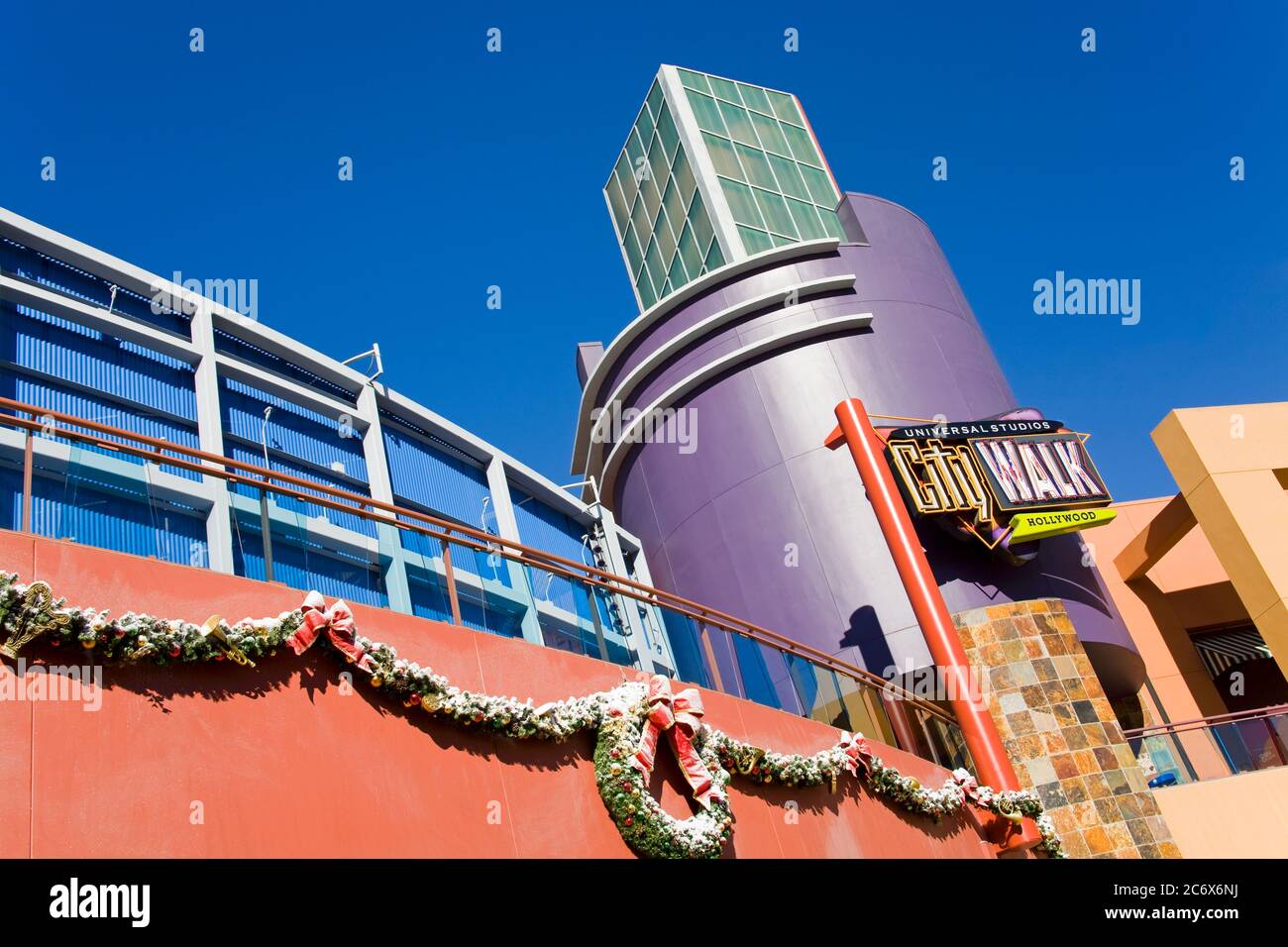 Navidad En Citywalk Mall Universal Studios Hollywood Los Angeles California Estados Unidos