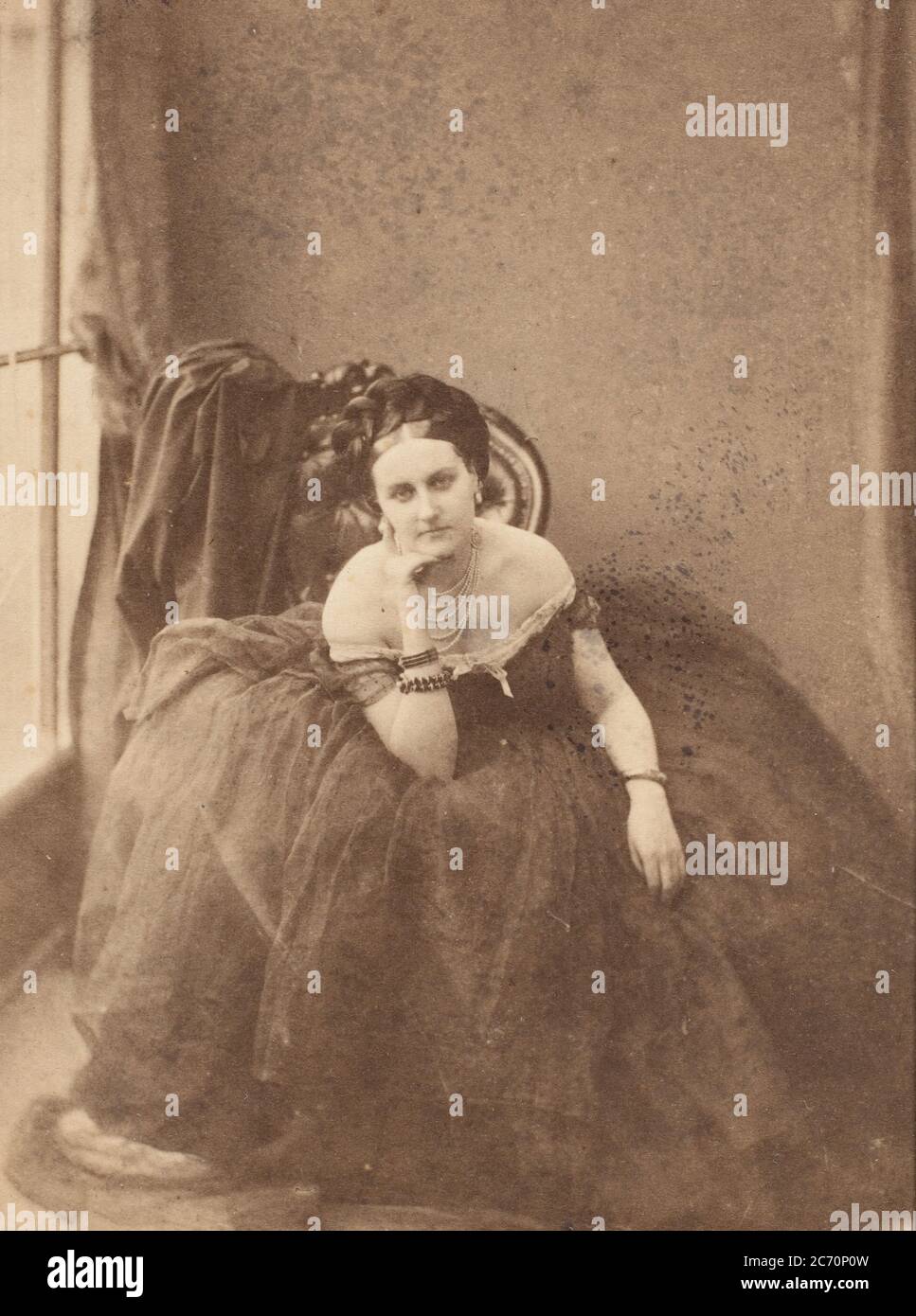 La mirada, 1856-57. Foto de stock