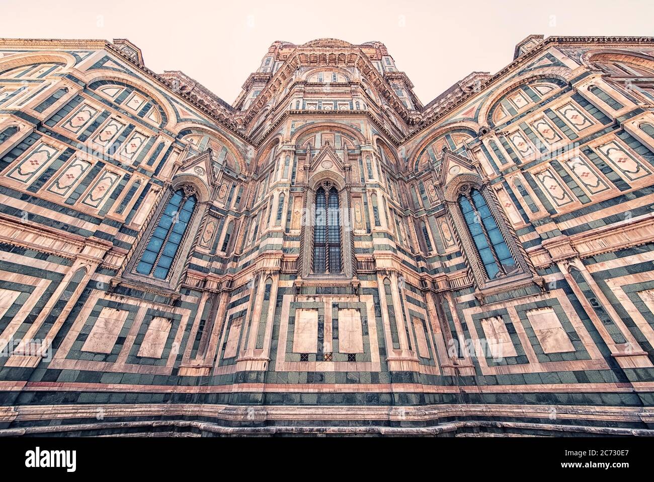 Catedral de Santa Maria del Fiore en Florencia, Italia. Foto de stock