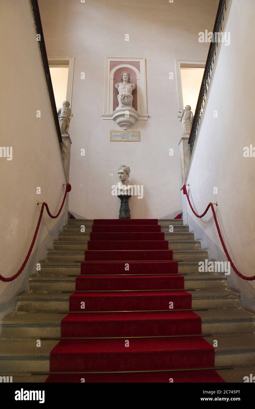 Europa, Italia, lago Iseo, Lombardía, Lovere, Academia de Bellas Artes, Museo Tadini Foto de stock