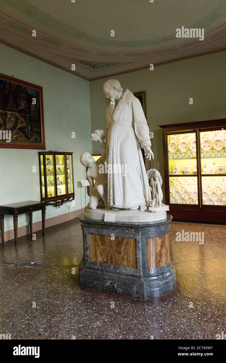 Europa, Italia, lago Iseo, Lombardía, Lovere, Academia de Bellas Artes, Museo Tadini Foto de stock