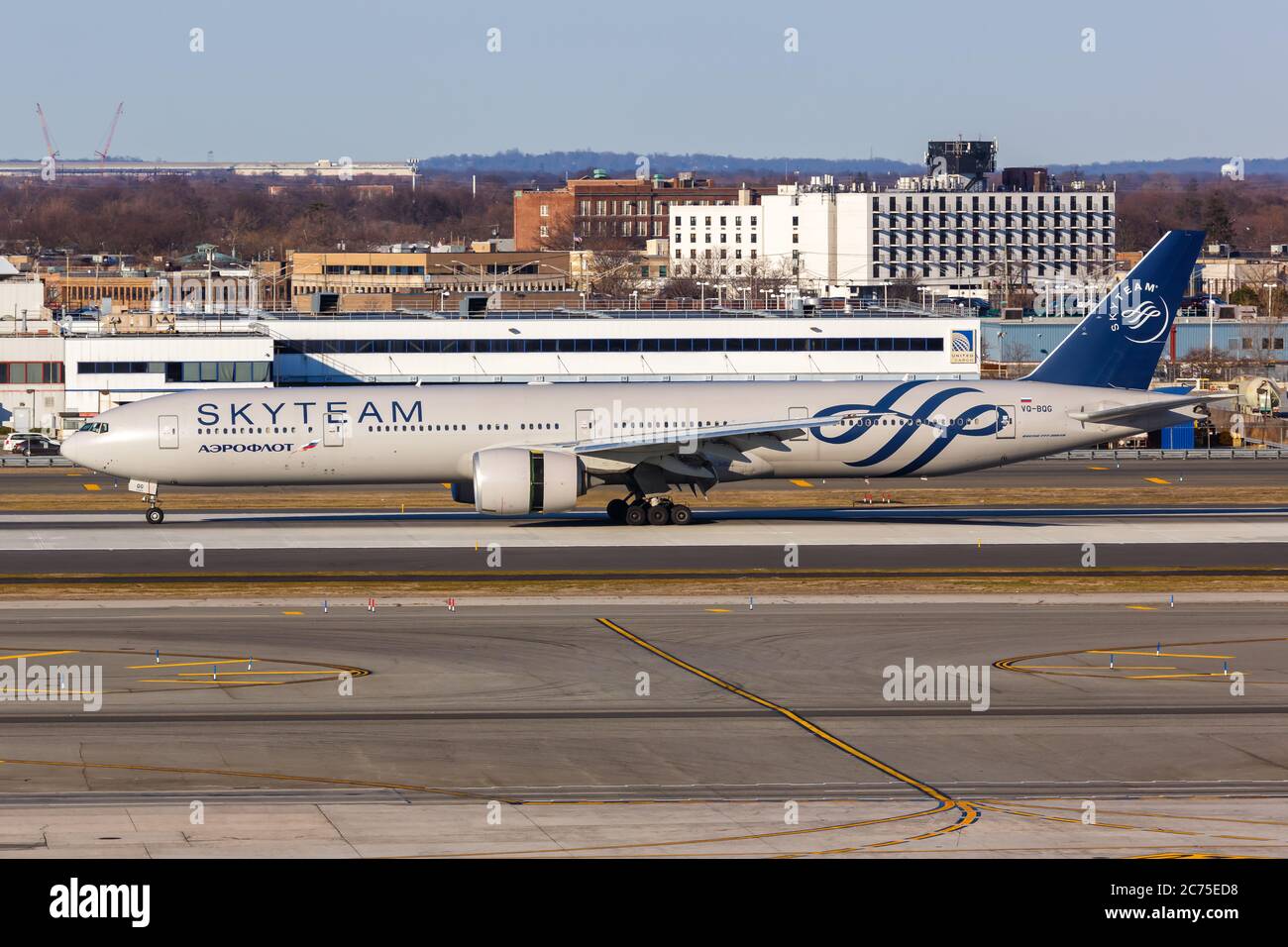 Nueva York, Nueva York 1 de marzo de 2020 Aeroflot Boeing 777300ER