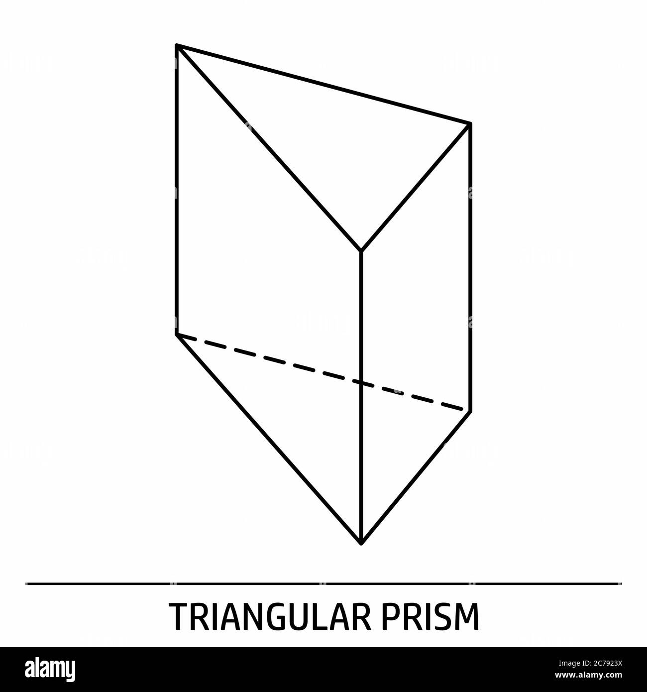 Prisma triangular Imágenes de stock en blanco y negro - Alamy