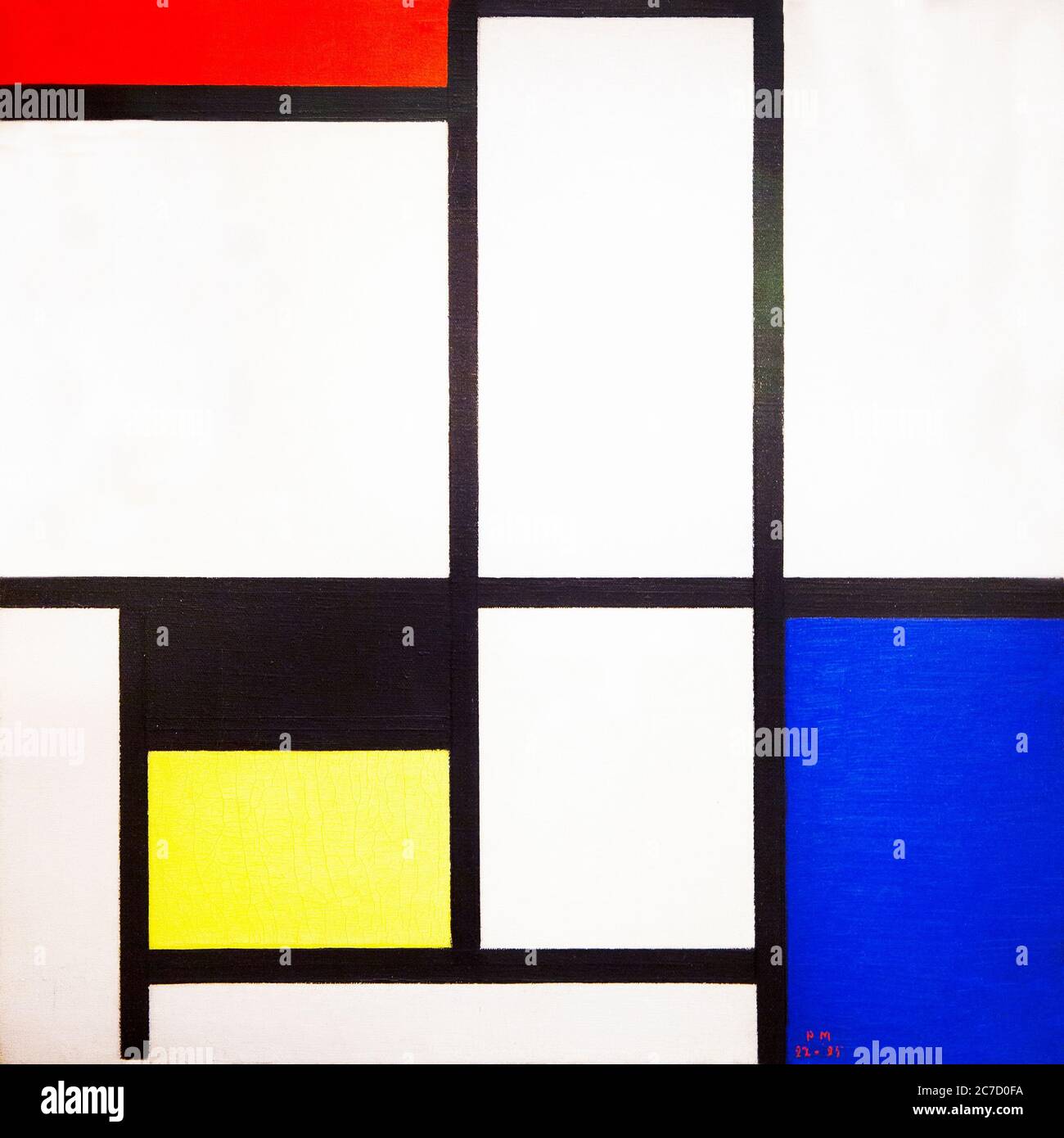 Composición No.III, Piet Mondrian, 19221925, Colección Phillips