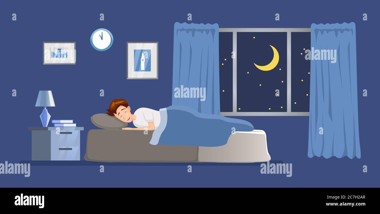dibujos animados de personas durmiendo en dibujos animados de diseño Imagen  Vector de stock - Alamy