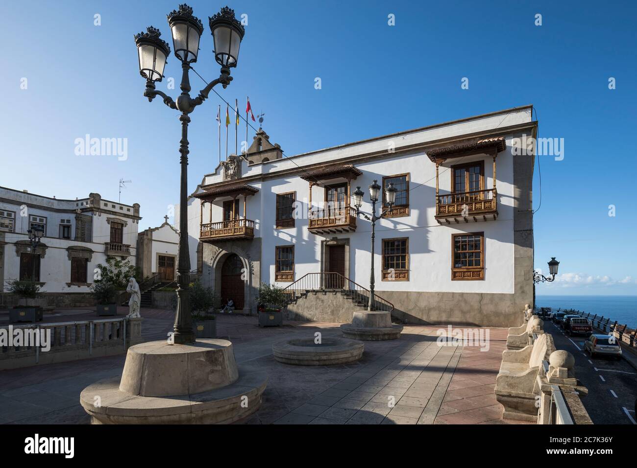 El Ayuntamiento de Icod de los vinos, Tenerife, Islas Canarias, España  Fotografía de stock - Alamy