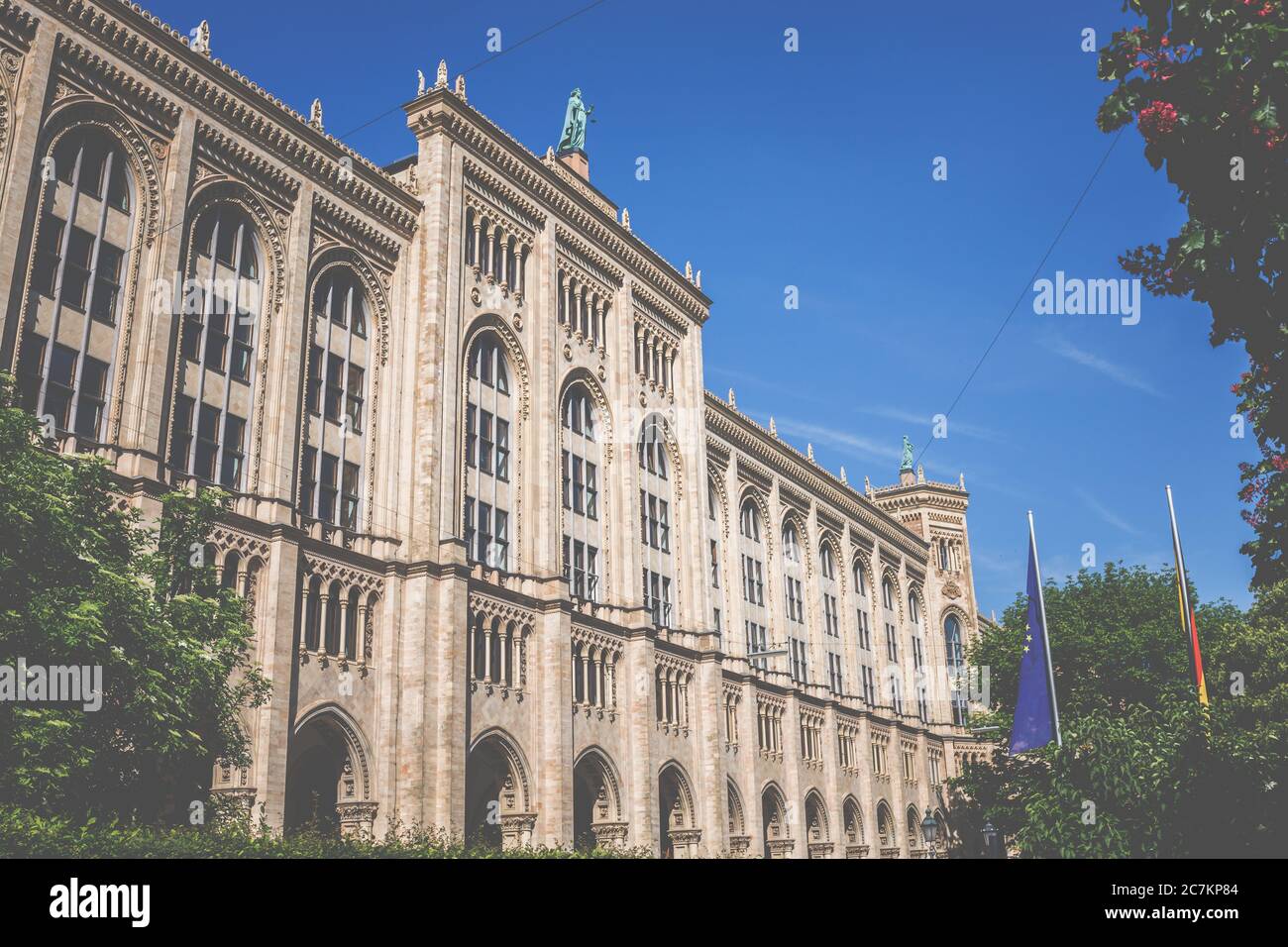 Gobierno de Alta Baviera, administración, edificio. Foto de stock