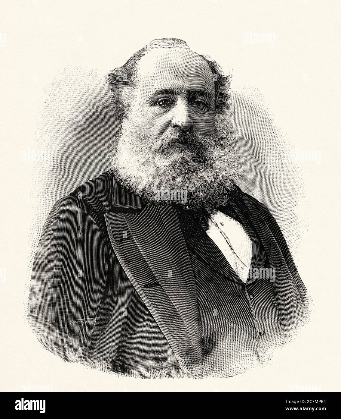 Ignacio Salomón Bauer (1827 - 1895) fue un banquero español de origen  húngaro, representante del banco Rotschchild en Madrid, España. De la  Ilustracion Española y Americana 1895 Fotografía de stock - Alamy