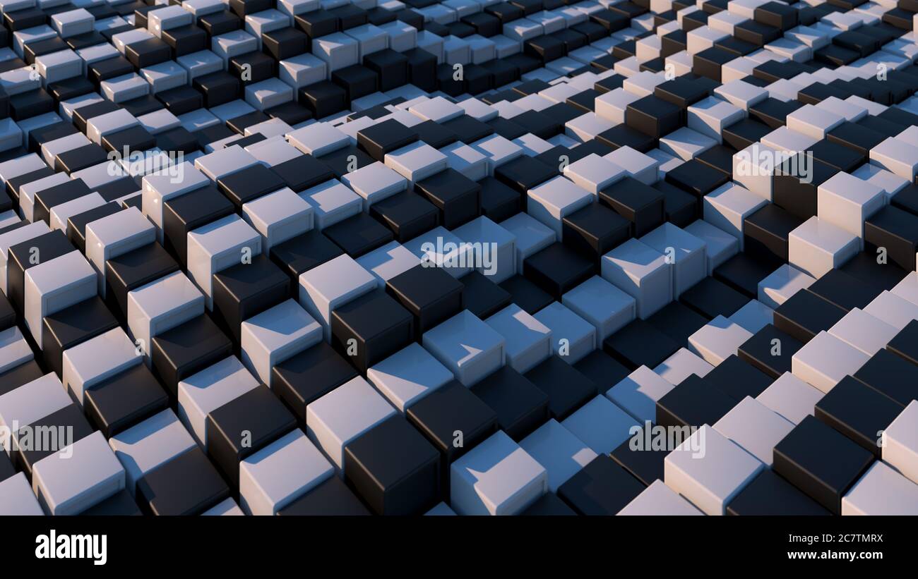 3D Render. Resumen de antecedentes coloridos Foto de stock