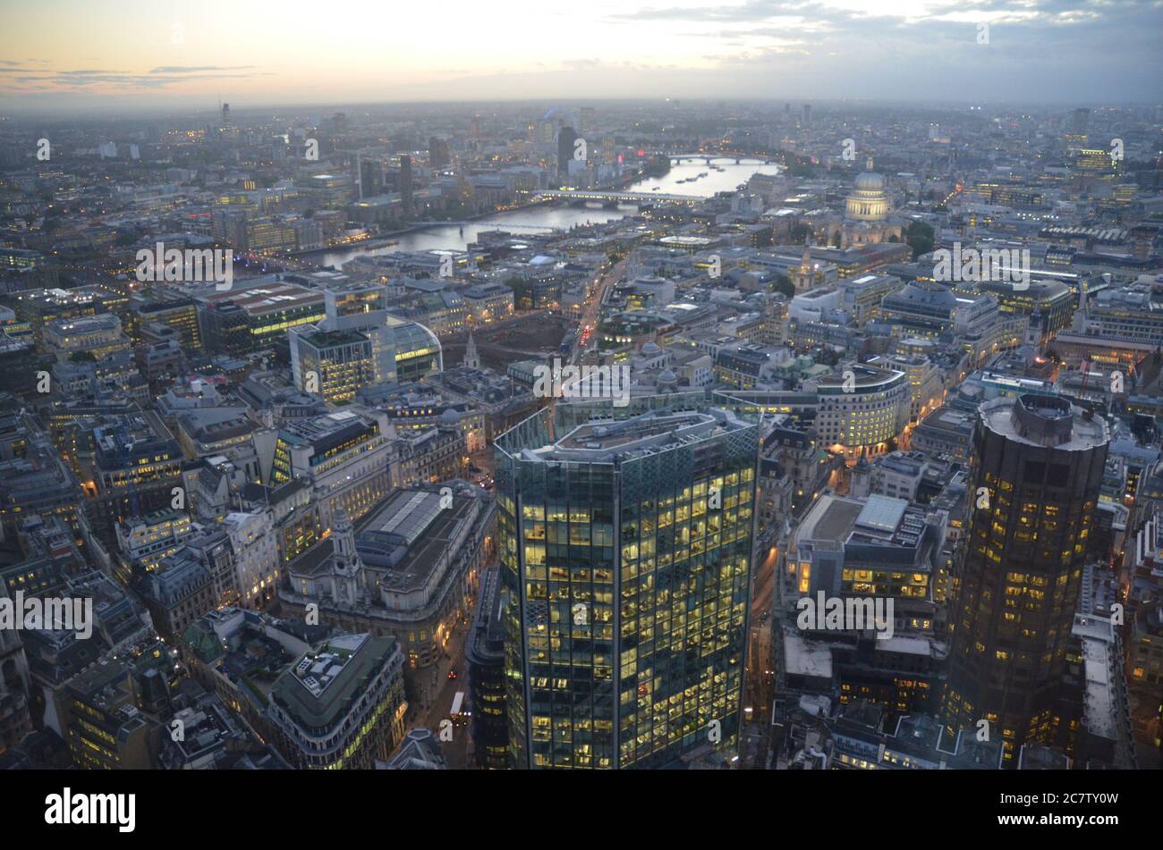 El San Pablo de Londres Foto de stock