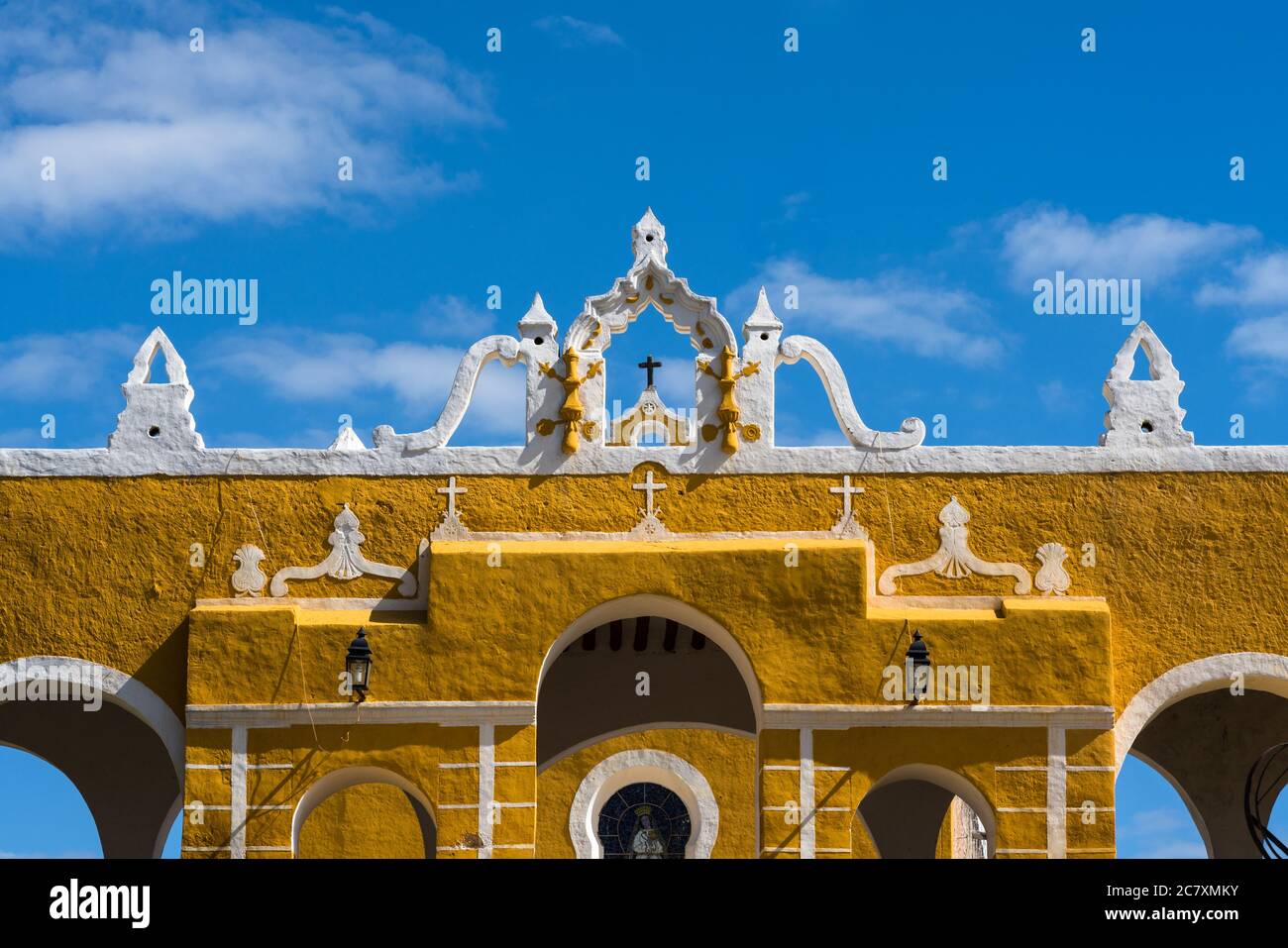 El Convento de San Antonio o San Antonio de Padua fue fundado en 1549 y completado en 1562. Fue construido sobre la base de una gran pirámide maya. Foto de stock
