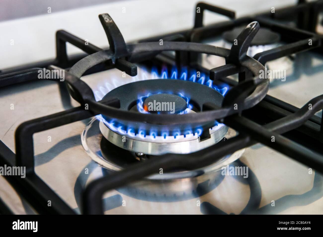 UTRECHT, 19-07-2020, stock, la cocina a gas es la forma más famosa de  cocinar y todavía se utiliza ampliamente. Por lo tanto, tiene muchas  ventajas. Por ejemplo, la temperatura es fácil de