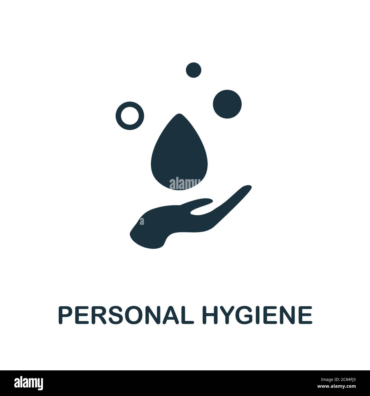 Icono de higiene personal. Monocromo simple higiene personal icono para plantillas, diseño web e infografía Ilustración del Vector