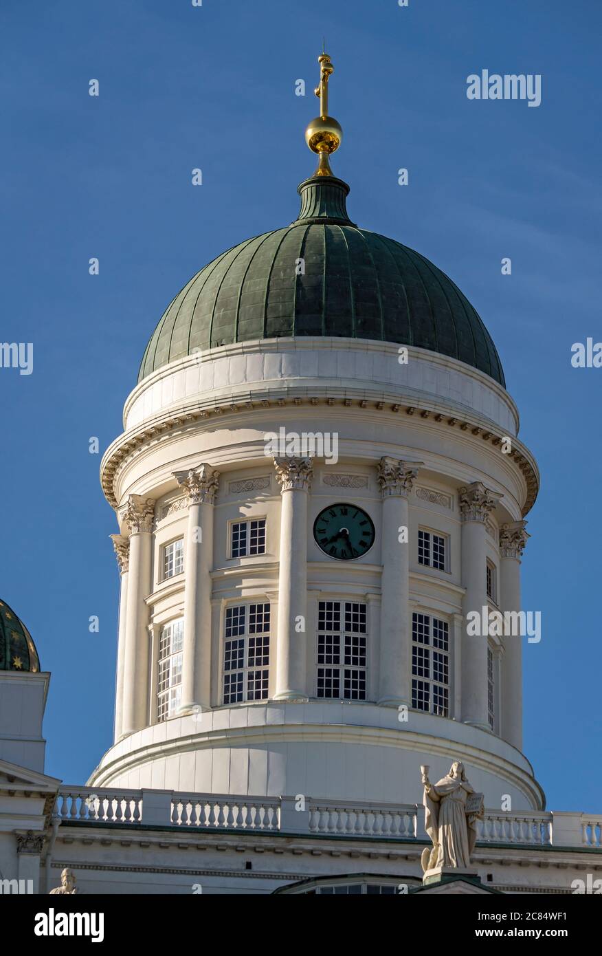 Catedral de Helsinki en la Plaza del Senado, Helsinki Foto de stock