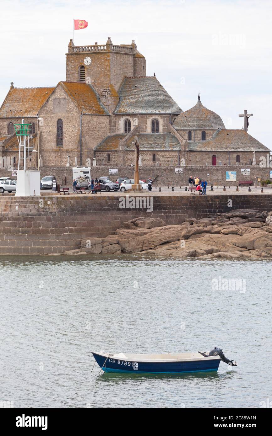 Catedral Barfleur Foto de stock