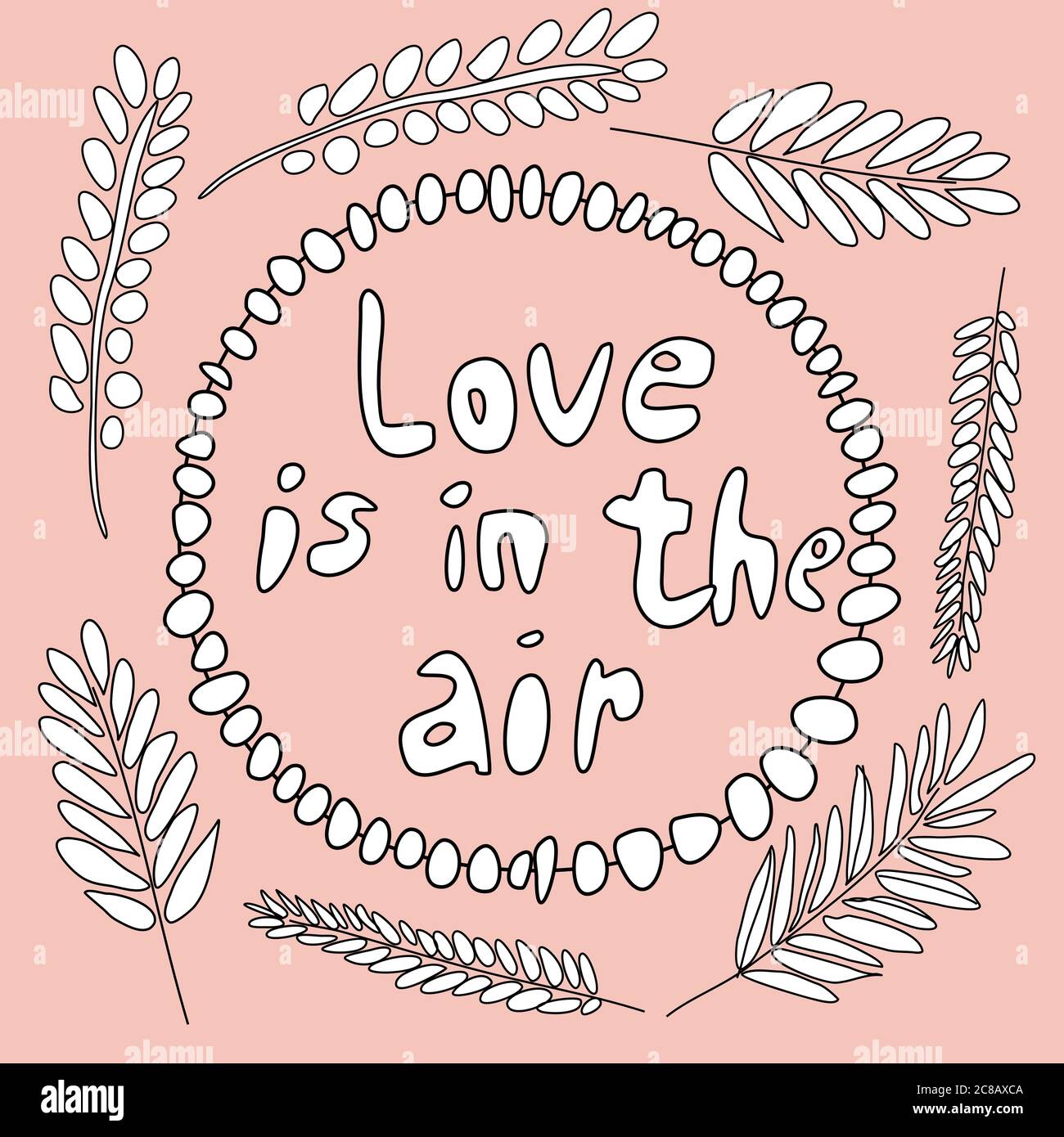 pic Imágenes Animadas De Amor Con Frases https www alamy es el amor esta en el aire dibujos animados frase de moda fuente de diseno de estilo moderno y lindo vector vintage dibujo a mano ilustracion icono de logotipo vectorial image366575226 html