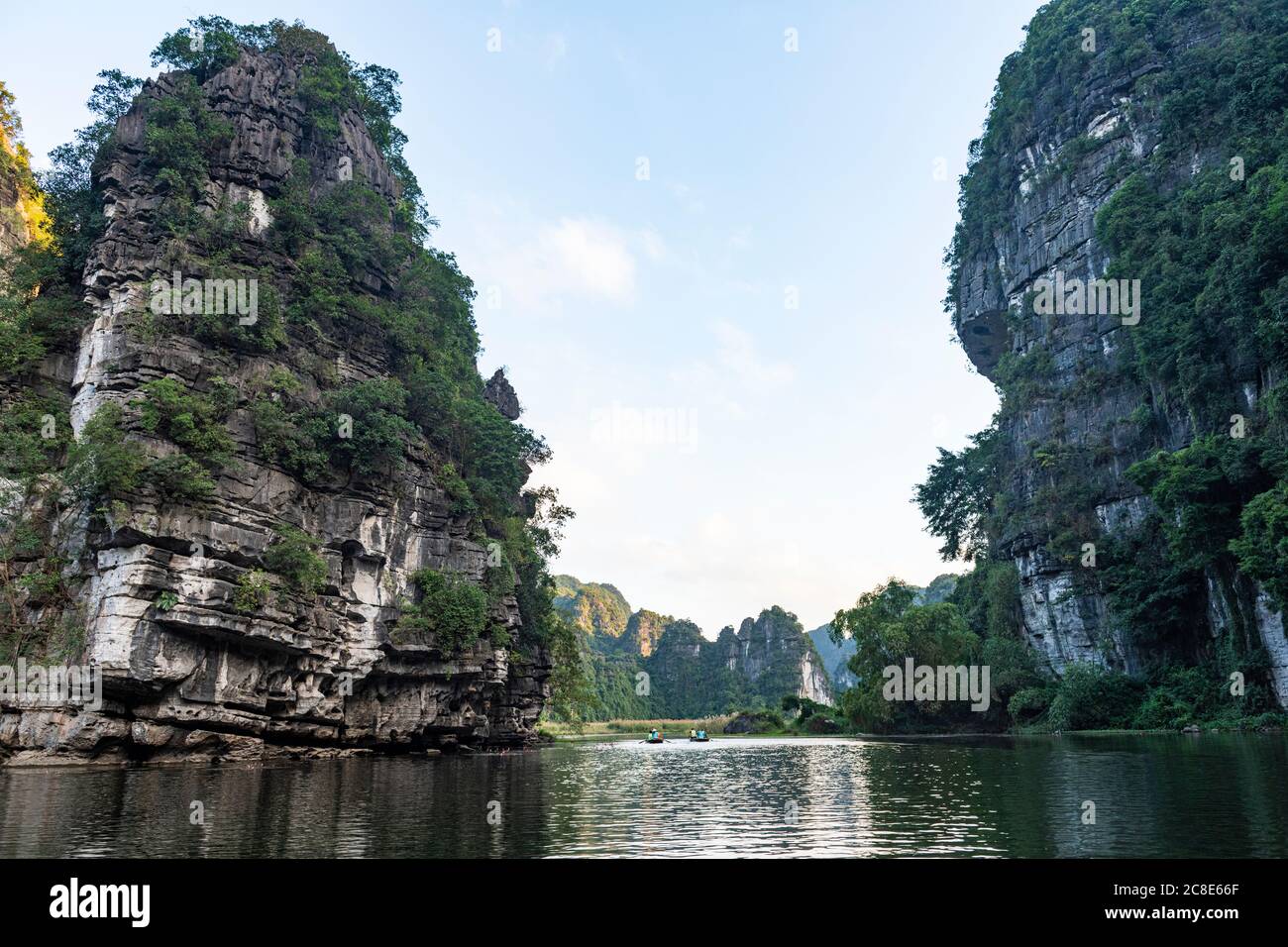 Vietnam, Limestone montañas en Trang un paisaje pintoresco complejo Foto de stock