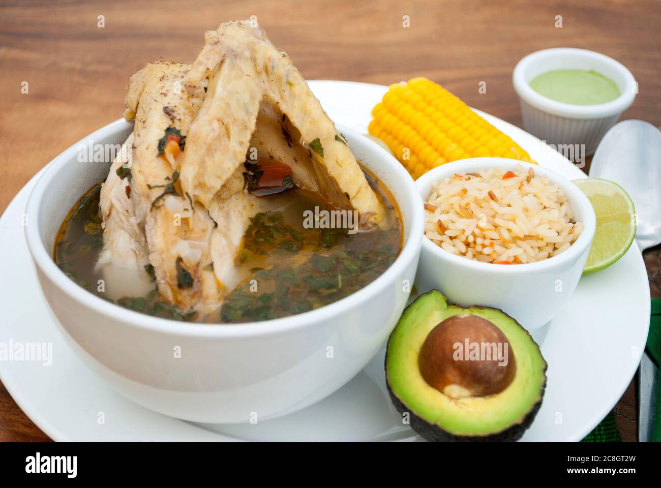 Caldo De Gallina Guatemalteco