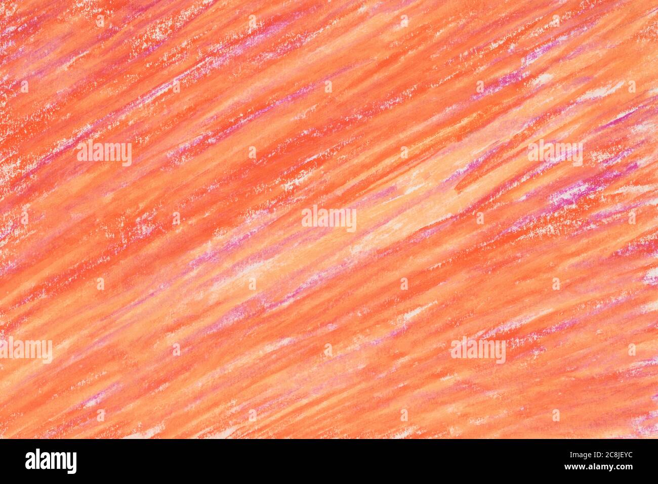 Lápiz de color naranja pastel textura de fondo Fotografía de stock - Alamy