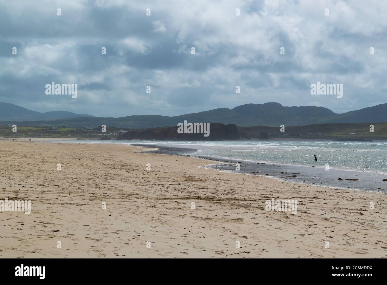 Five Finger Strand en la Península de Inishowen, Donegal, Irlanda. Camino Atlántico salvaje Foto de stock