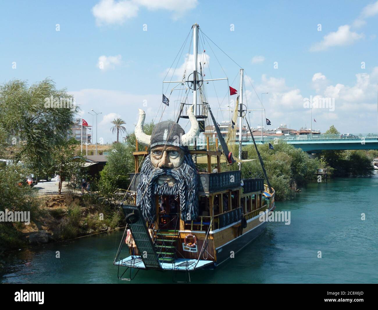 Barco turístico de Turquía Foto de stock