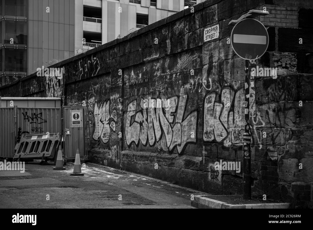 LIVERPOOL, REINO UNIDO - Jun 26, 2019: Imagen de graffiti tomada en liverpool Foto de stock