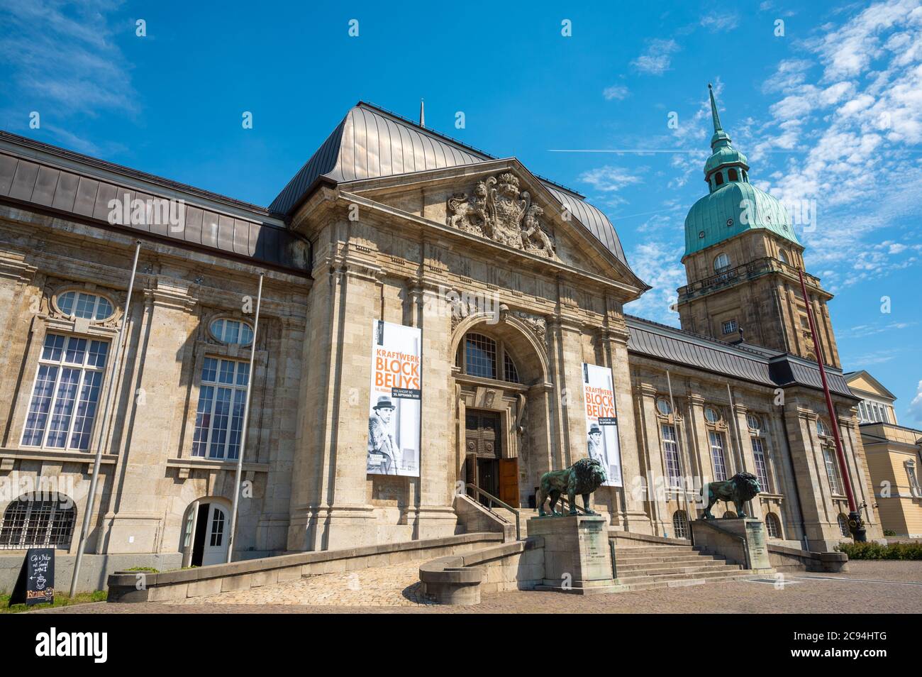 Hessisches Landesmuseum Darmstadt, Alemania Foto de stock