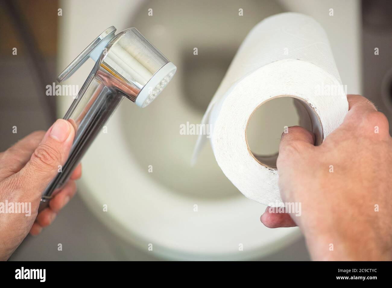 Ducha higiénica fotos de stock, imágenes de Ducha higiénica sin royalties