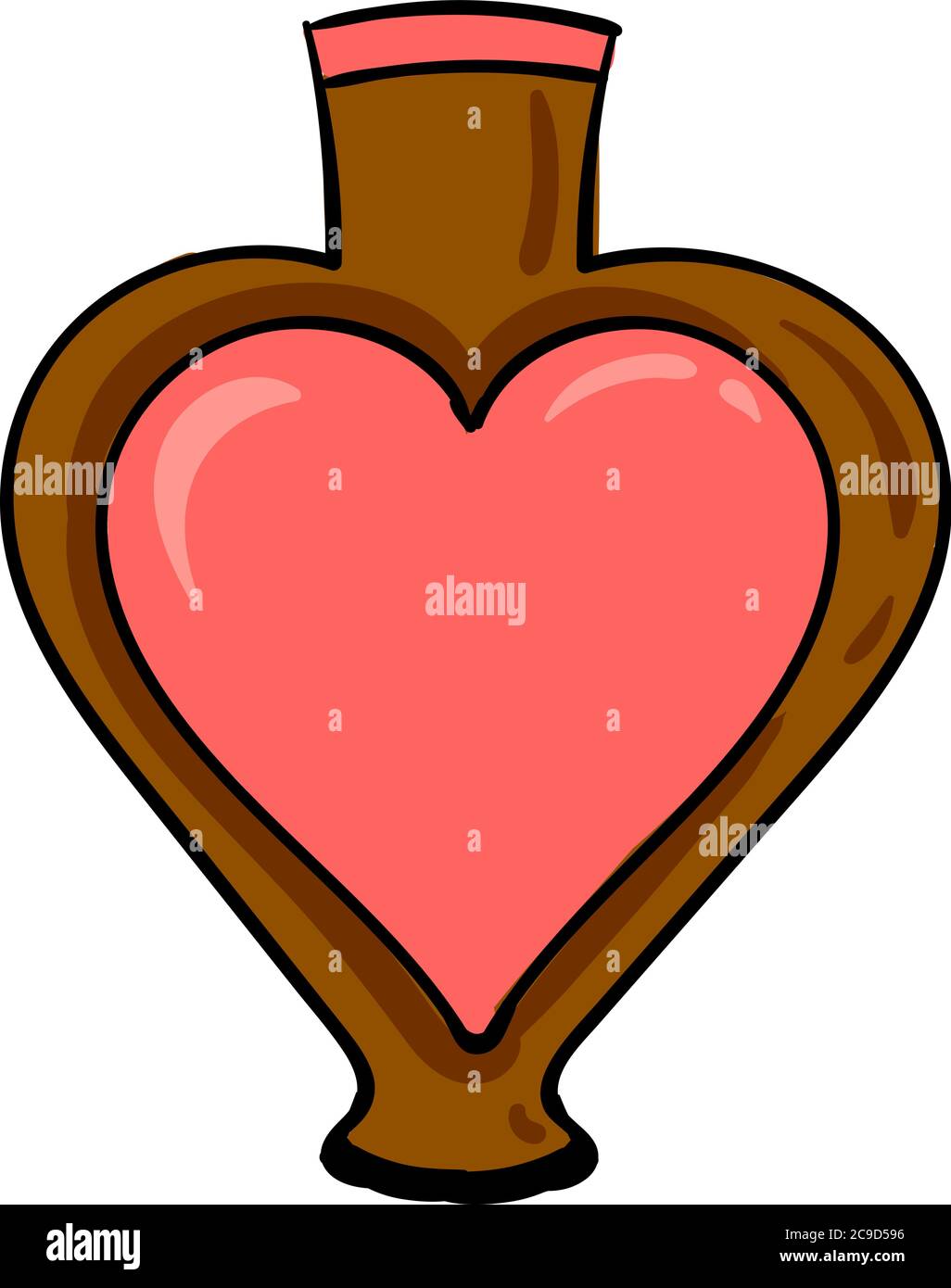 Florero de corazon Imágenes recortadas de stock - Alamy