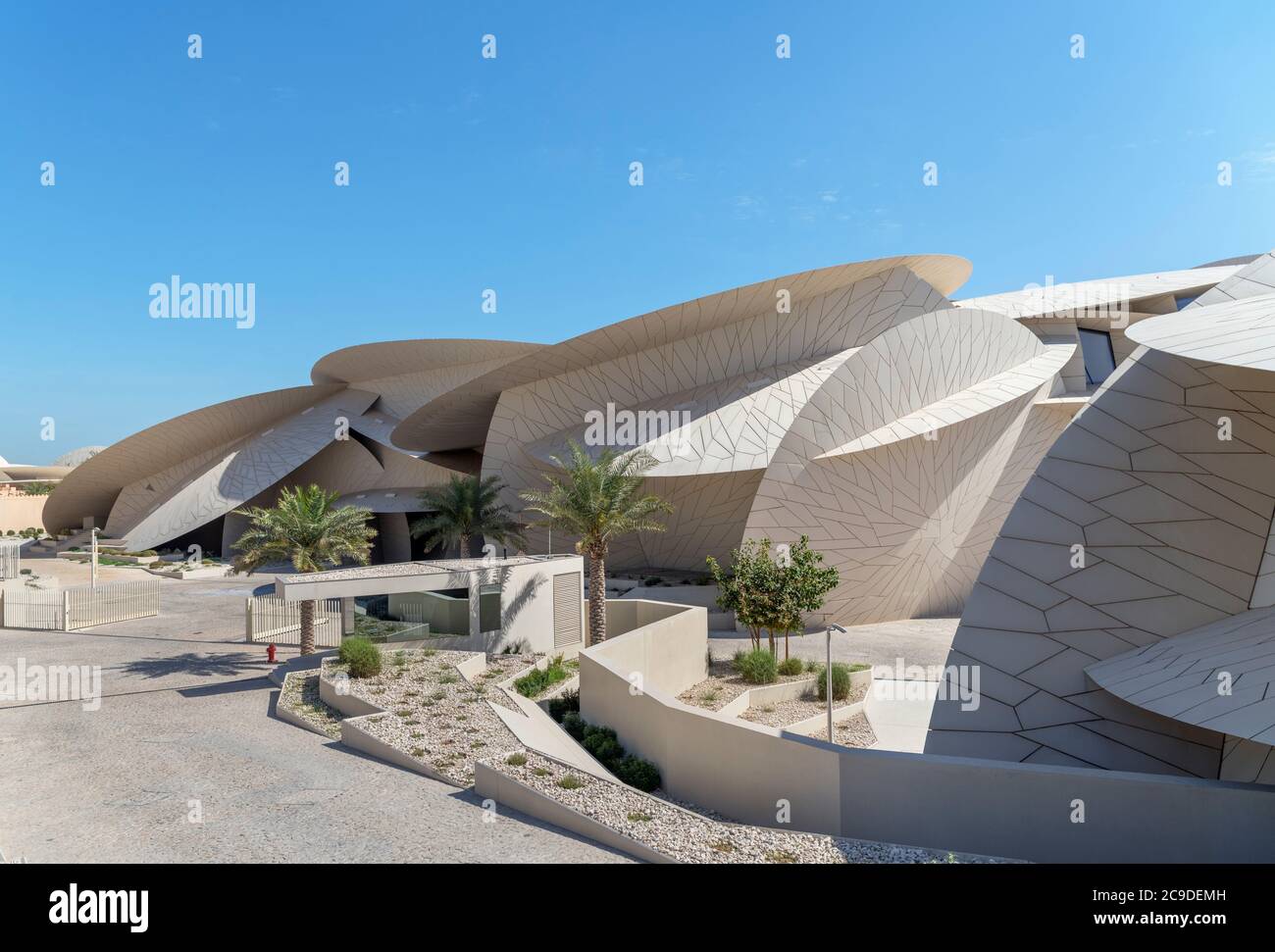 Museo Nacional de Qatar, Doha, Qatar, Oriente Medio Foto de stock