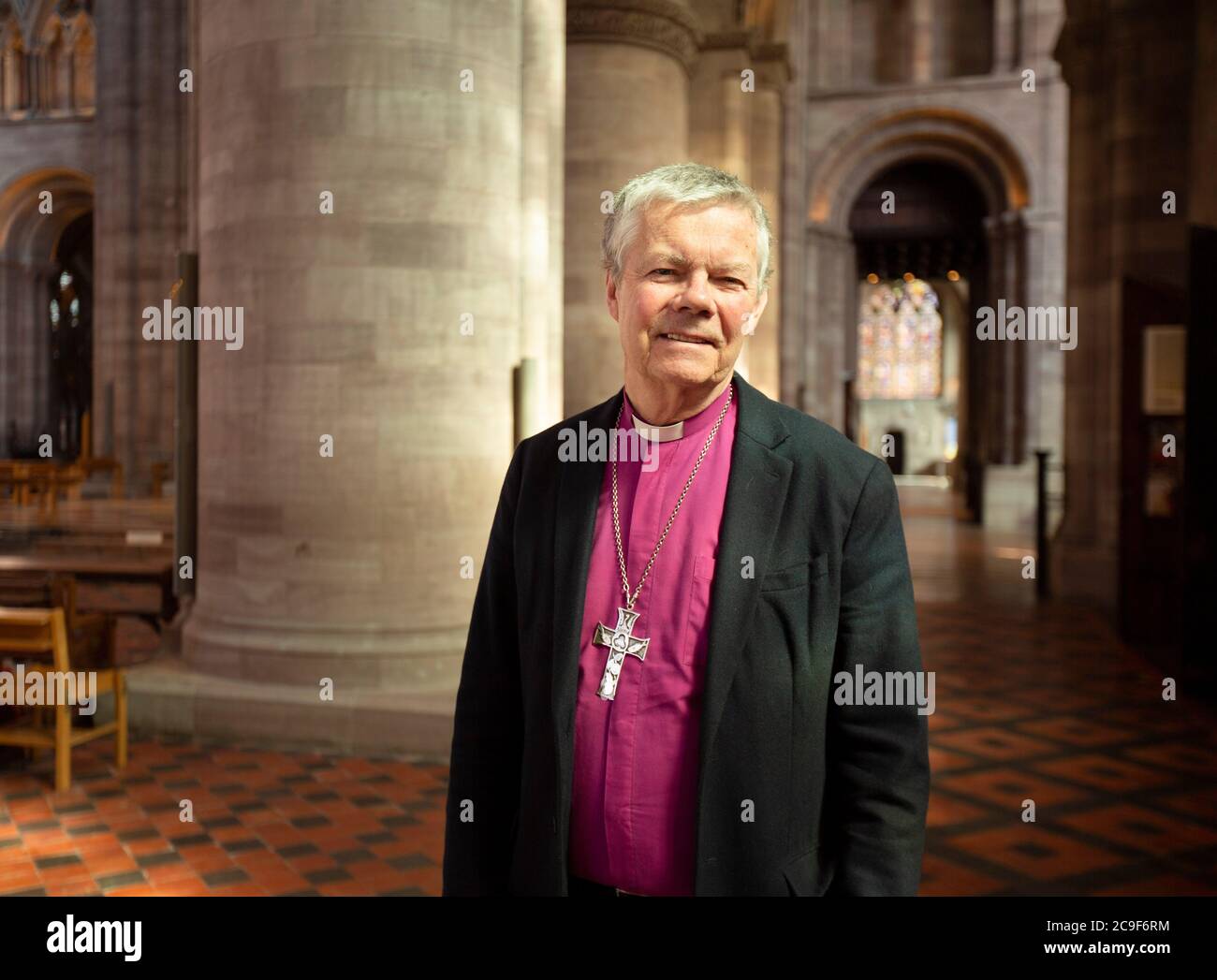 Vennture Hereford. El Reverendo correcto Richard Frith, Obispo de Hereford. Foto de stock