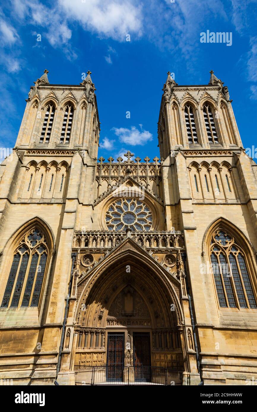 Catedral de Bristol, College Green, Bristol, Inglaterra. Julio de 2020 Foto de stock