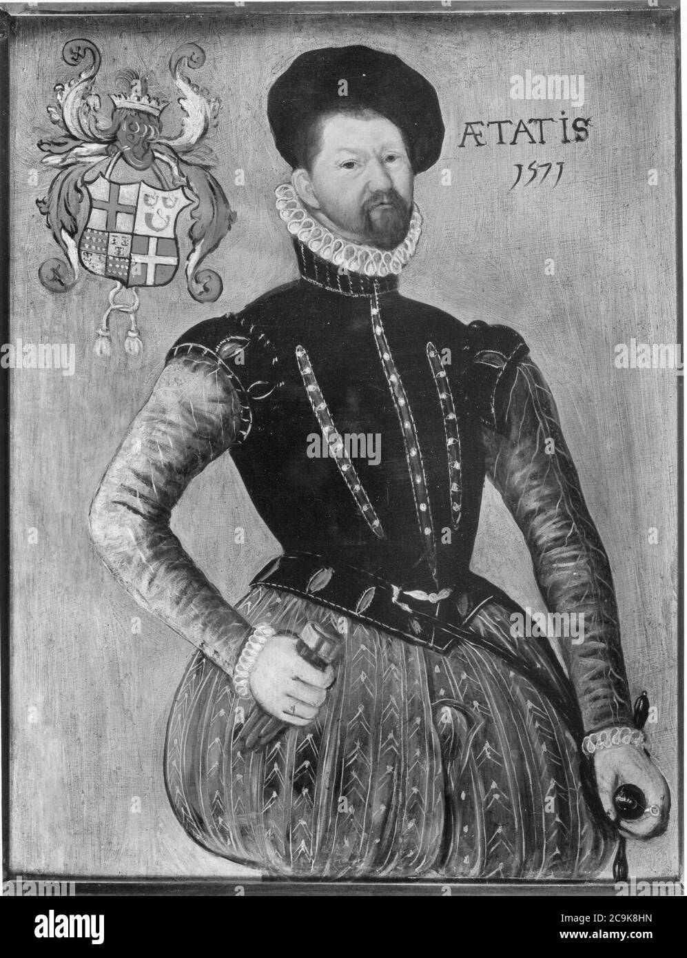 Jan Pieck van Tienhoven (1528-1572). Foto de stock