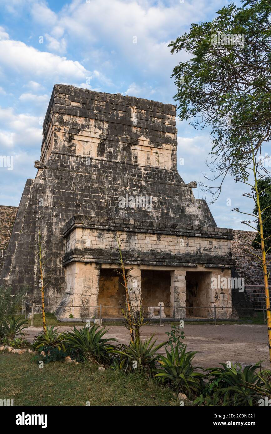 El Templo del Jaguar en las ruinas de la gran ciudad maya de Chichén