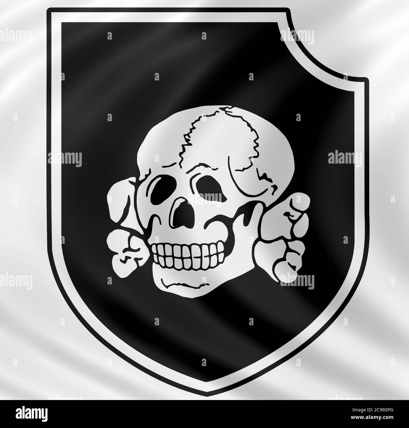 3ª División Panzer SS Totenkopf logo Foto de stock
