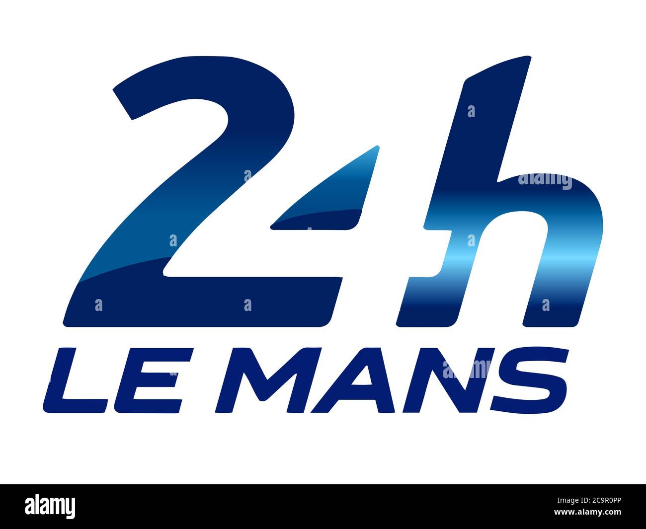 Las 24 Horas de Le Mans - racing logo Foto de stock