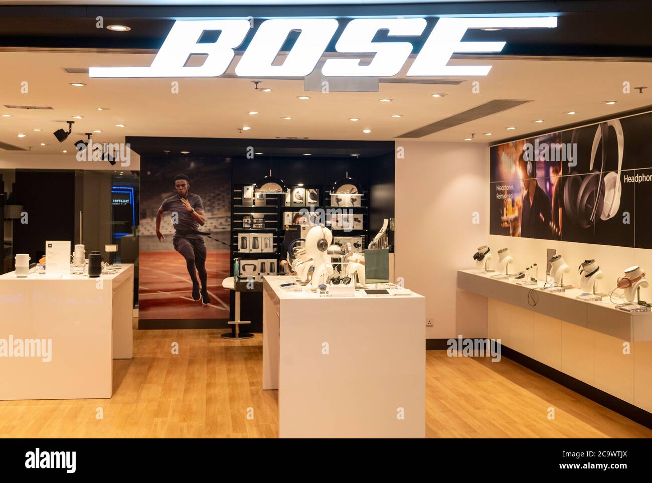Marca estadounidense de productos de audio, tienda Bose vista en Hong Kong  Fotografía de stock - Alamy