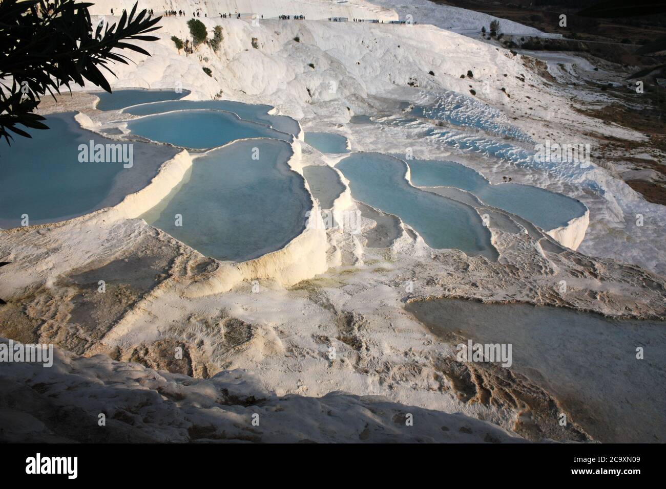 Pamukkale, sinter terrazas Turquía Foto de stock