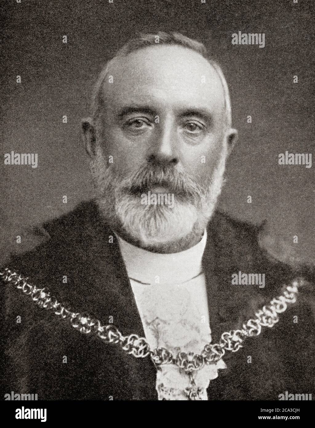 Sir William Purdie Treloar, 1r Baronet, 1843 -. “ 1923. Empresario inglés y alcalde de Londres. De la Enciclopedia de Negocios y Legal Foto de stock