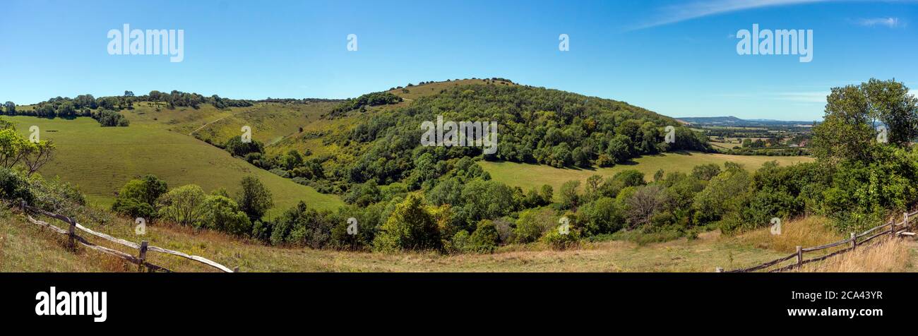 The Devil's Dyke on the South Downs, West Sussex, Reino Unido Foto de stock