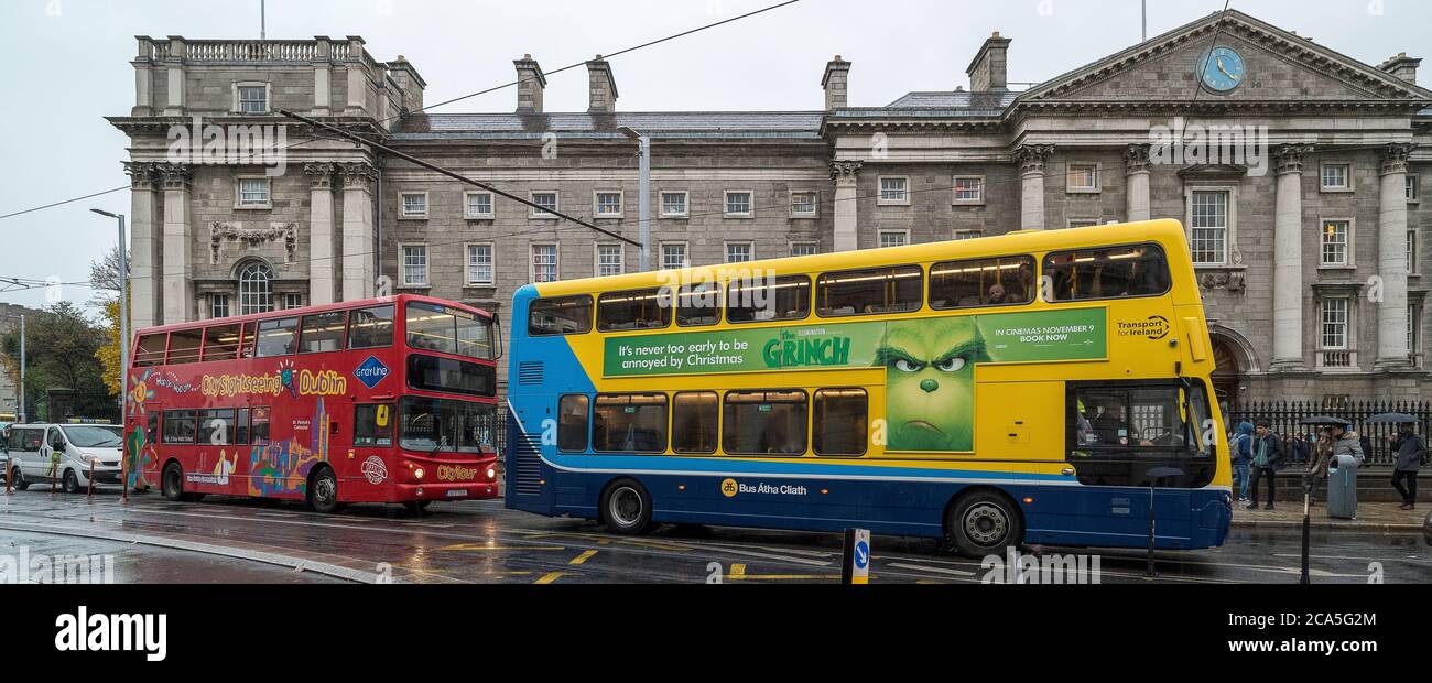 Centro de la ciudad, Dublín, Irlanda Foto de stock