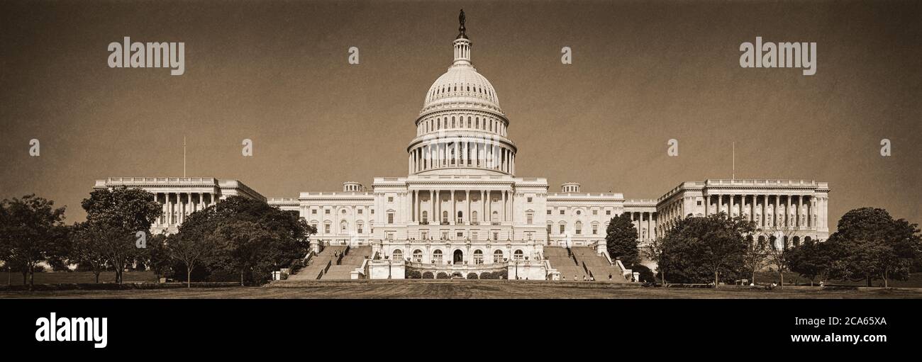 El edificio del Capitolio de los Estados Unidos, Washington DC, EE.UU. Foto de stock